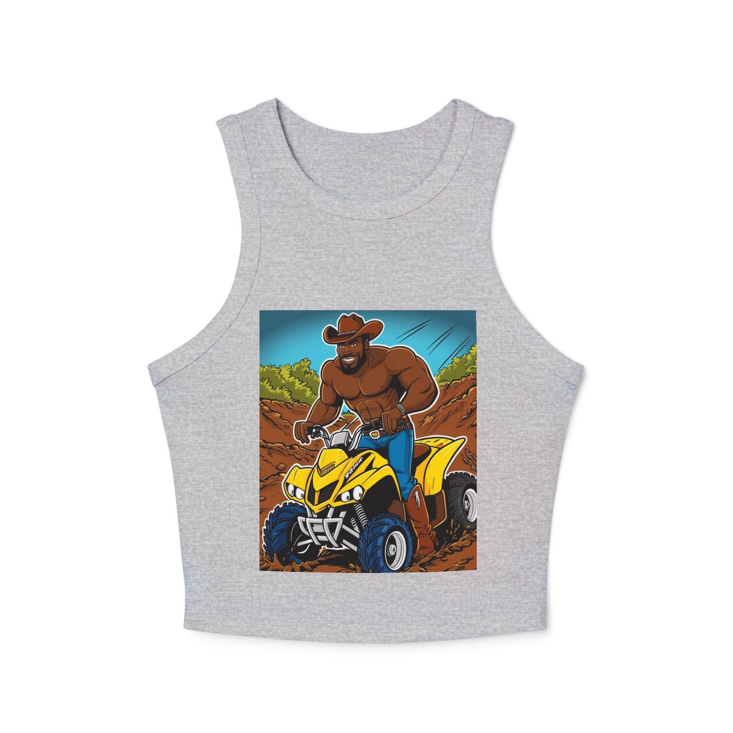 Big Boy Women's Micro Rib Racer Tank Top