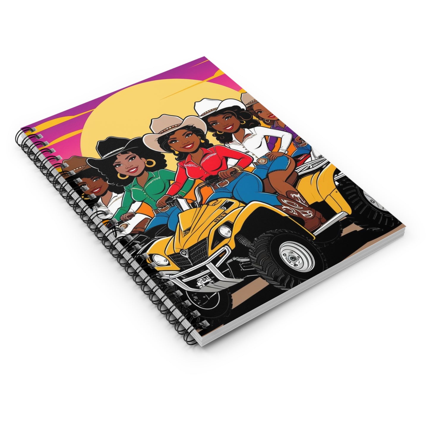 Bright Melanin Spiral Notebook