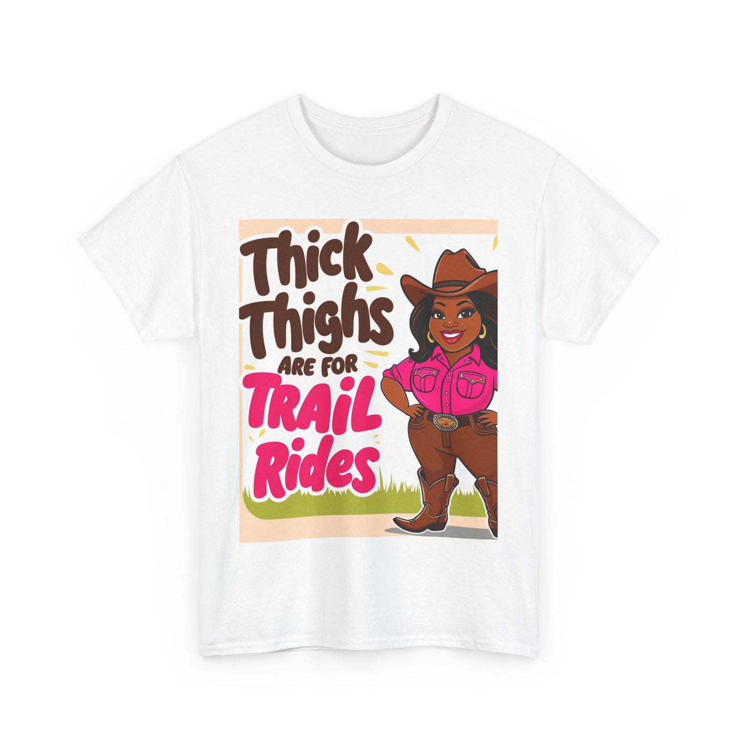 Bright Thick Thighs Unisex Cotton Tee