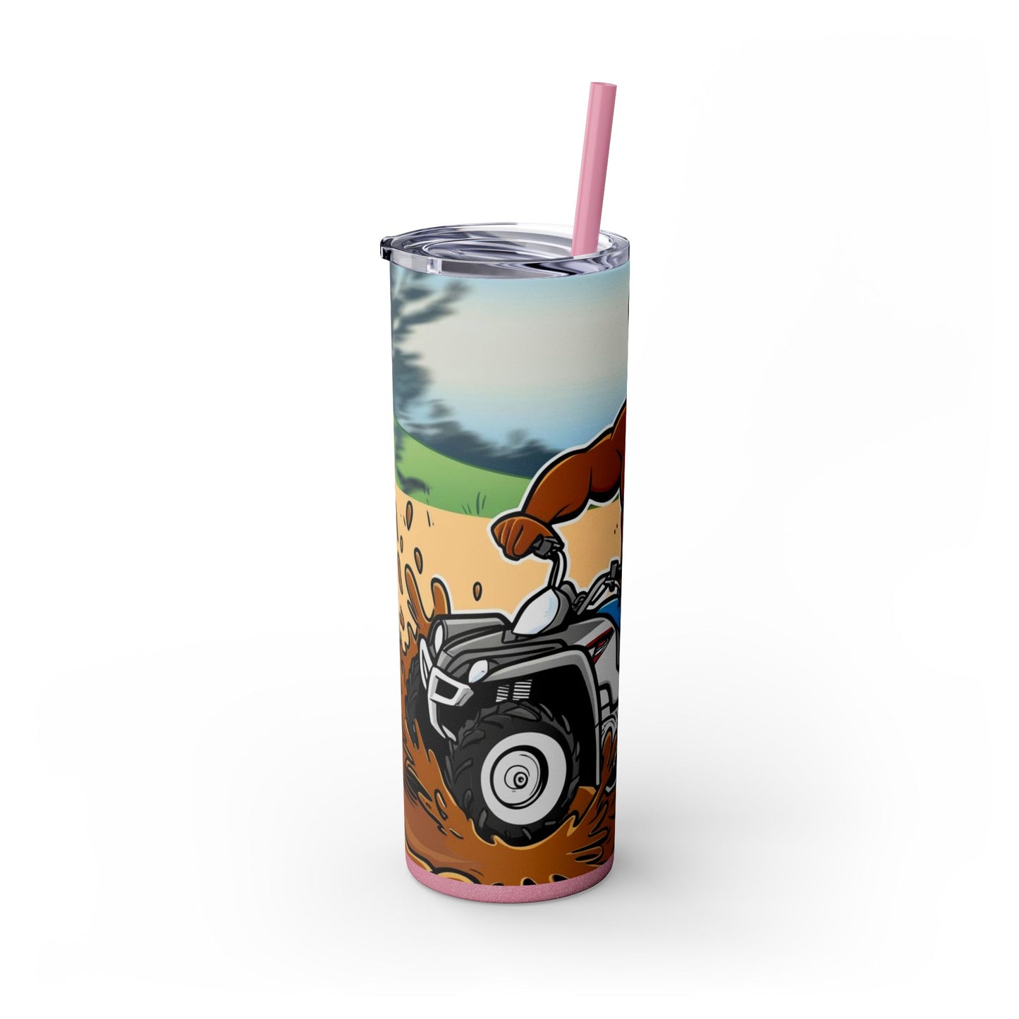 Big Boy Skinny Tumbler with Straw, 20oz