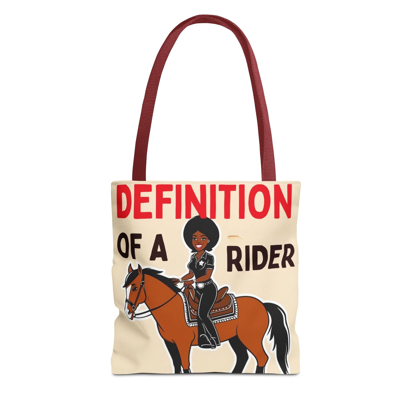 Definition of a Rider Tote Bag