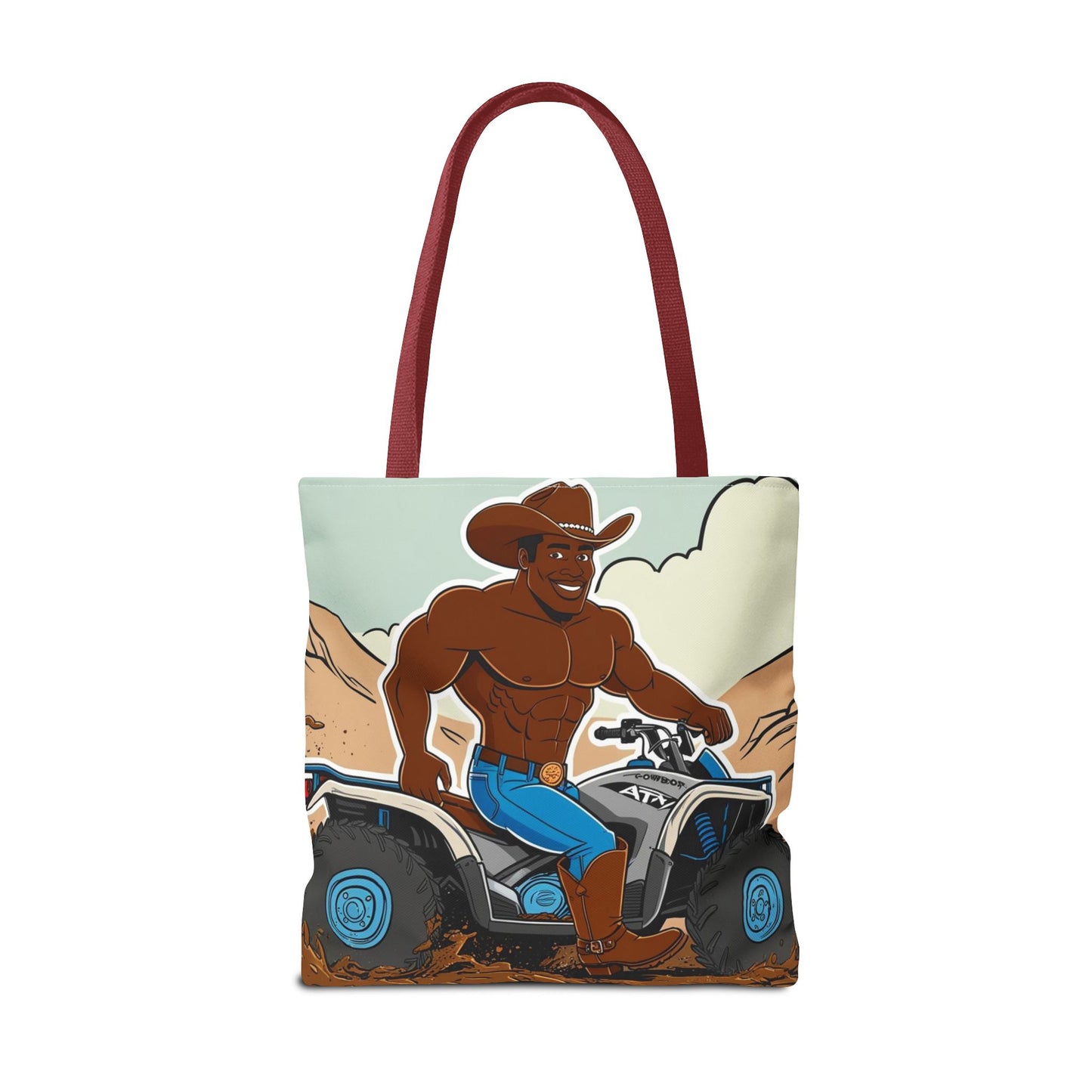 Big Cowboy Adventure Tote Bag
