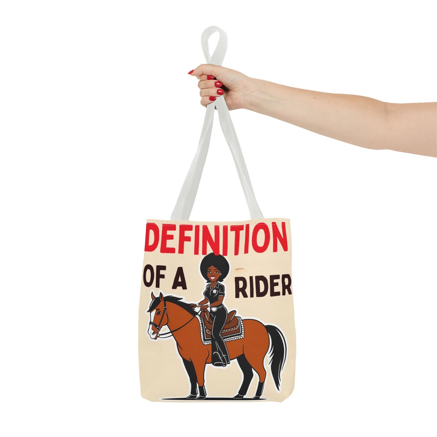 Definition of a Rider Tote Bag