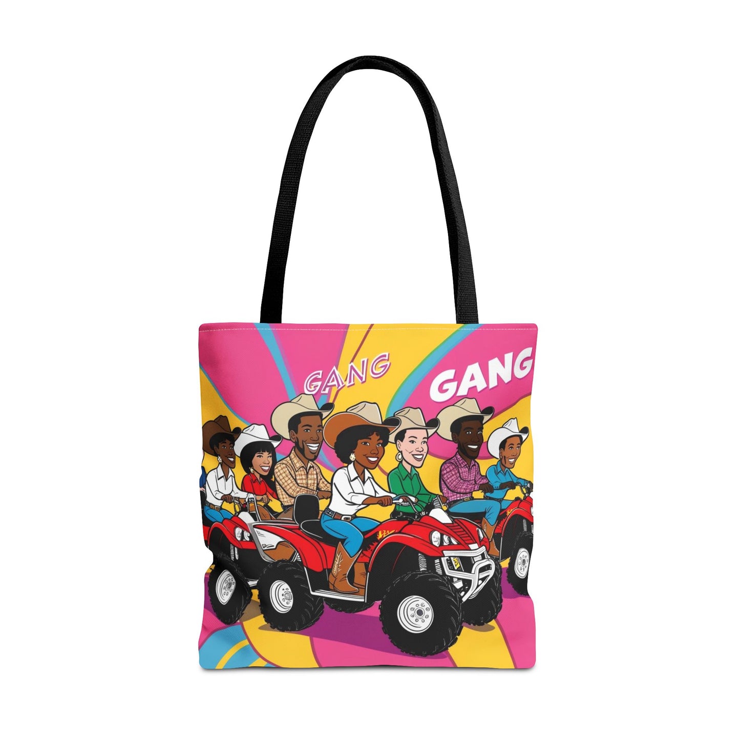 Retro Quad Gang Tote Bag