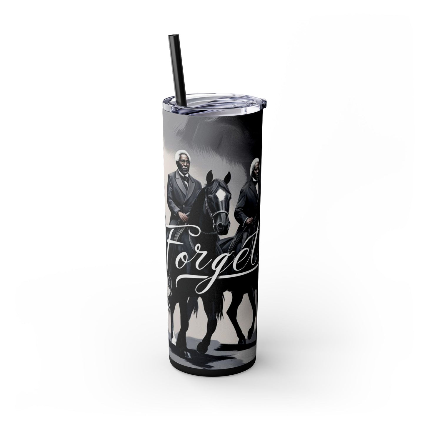 Pay Homage Skinny Tumbler with Straw, 20oz