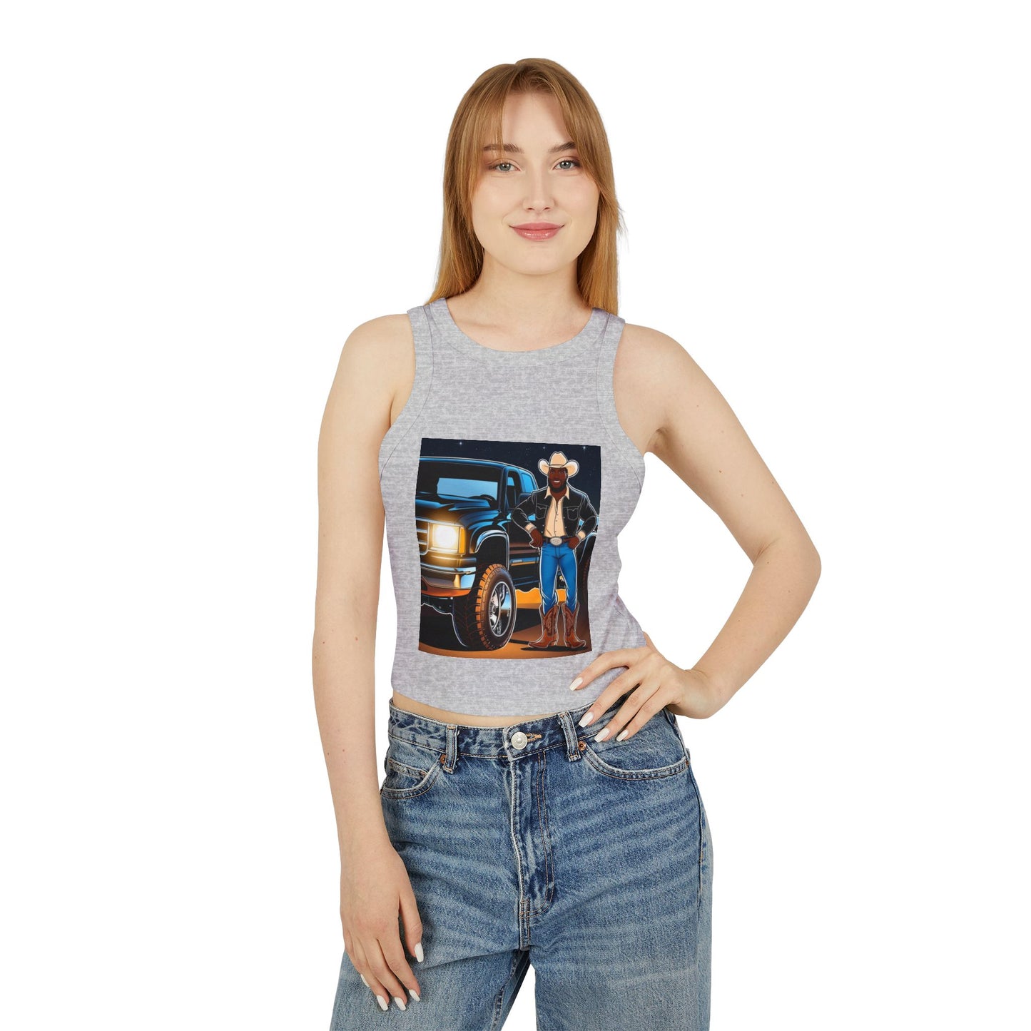 Don't Touch My Truck  Racer Tank Top