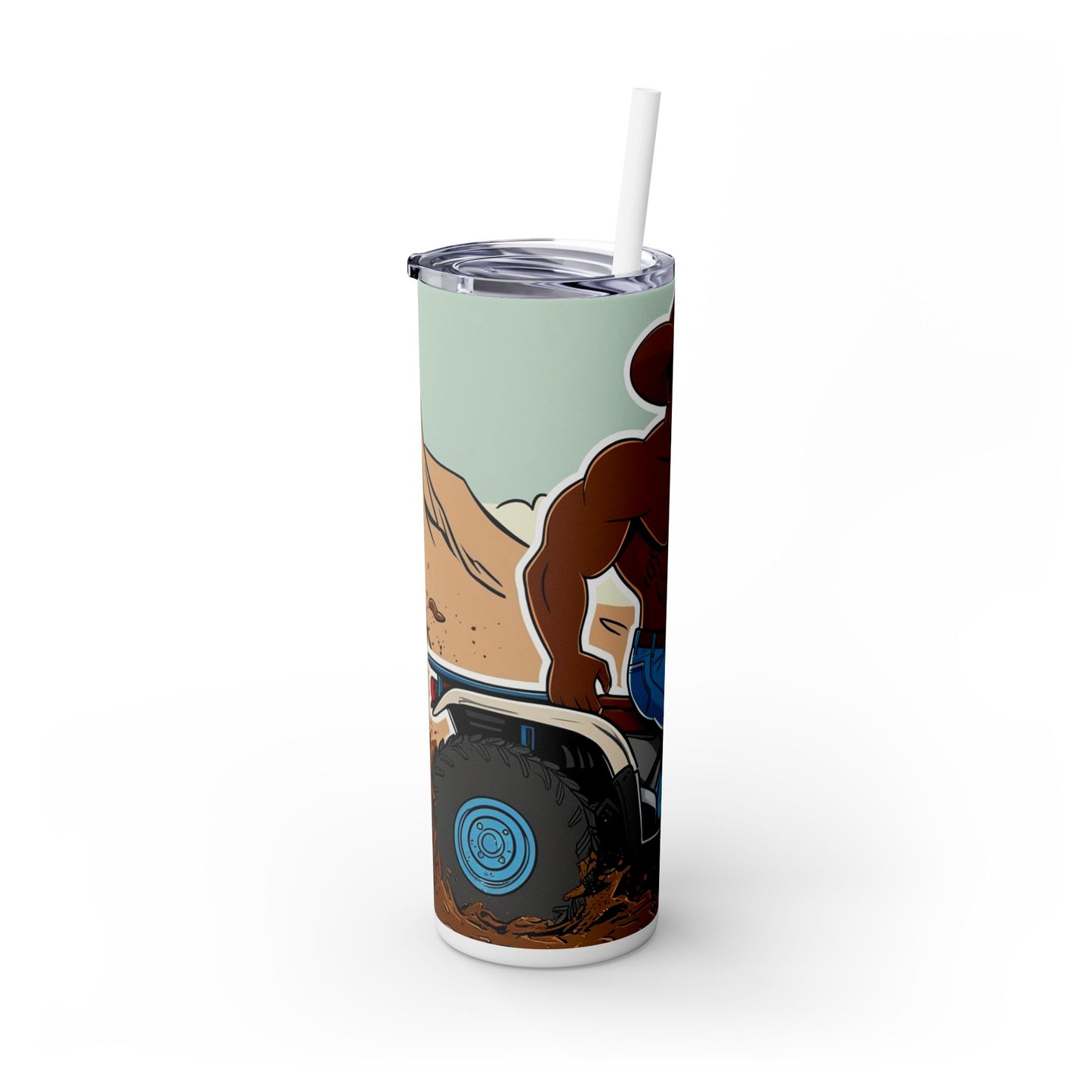 Big Cowboy Adventure Skinny Tumbler with Straw - 20oz