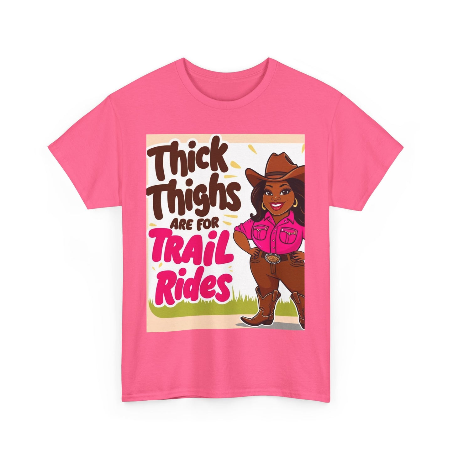 Bright Thick Thighs Unisex Cotton Tee