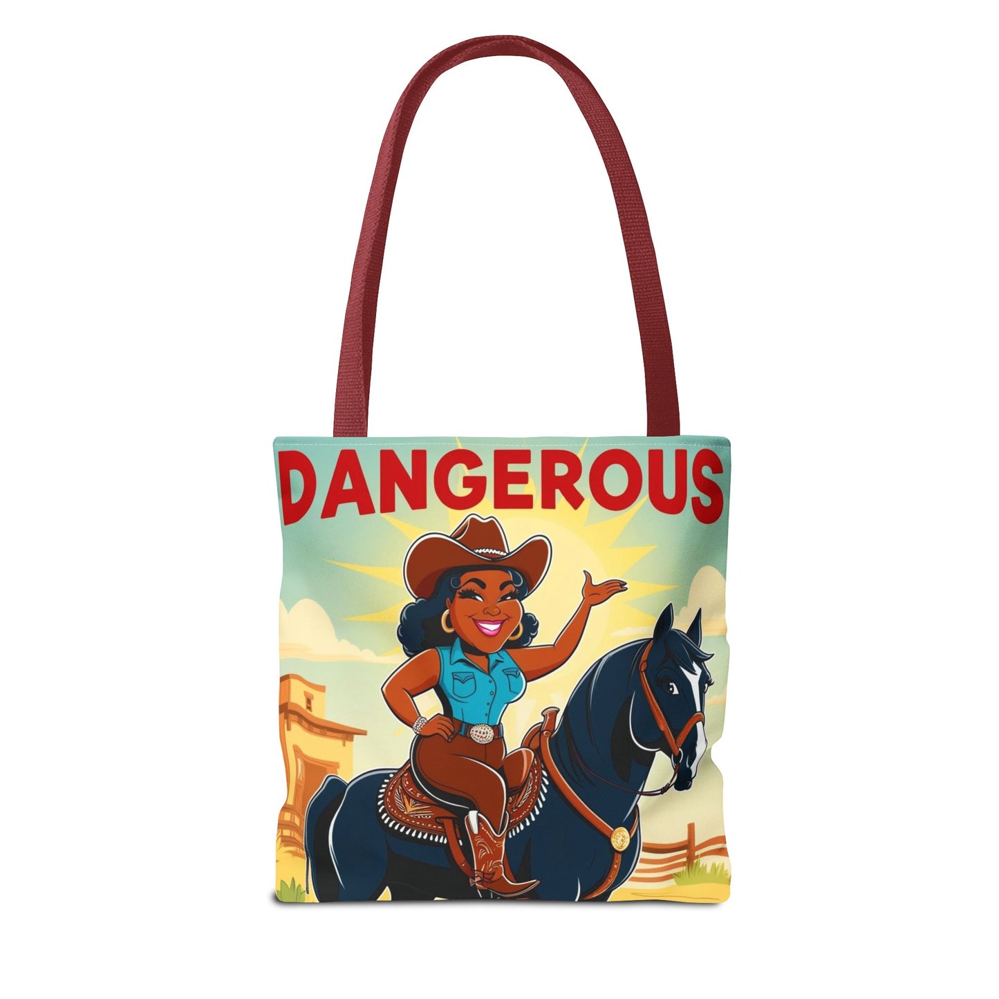 Dangerous Cowgirl Tote Bag