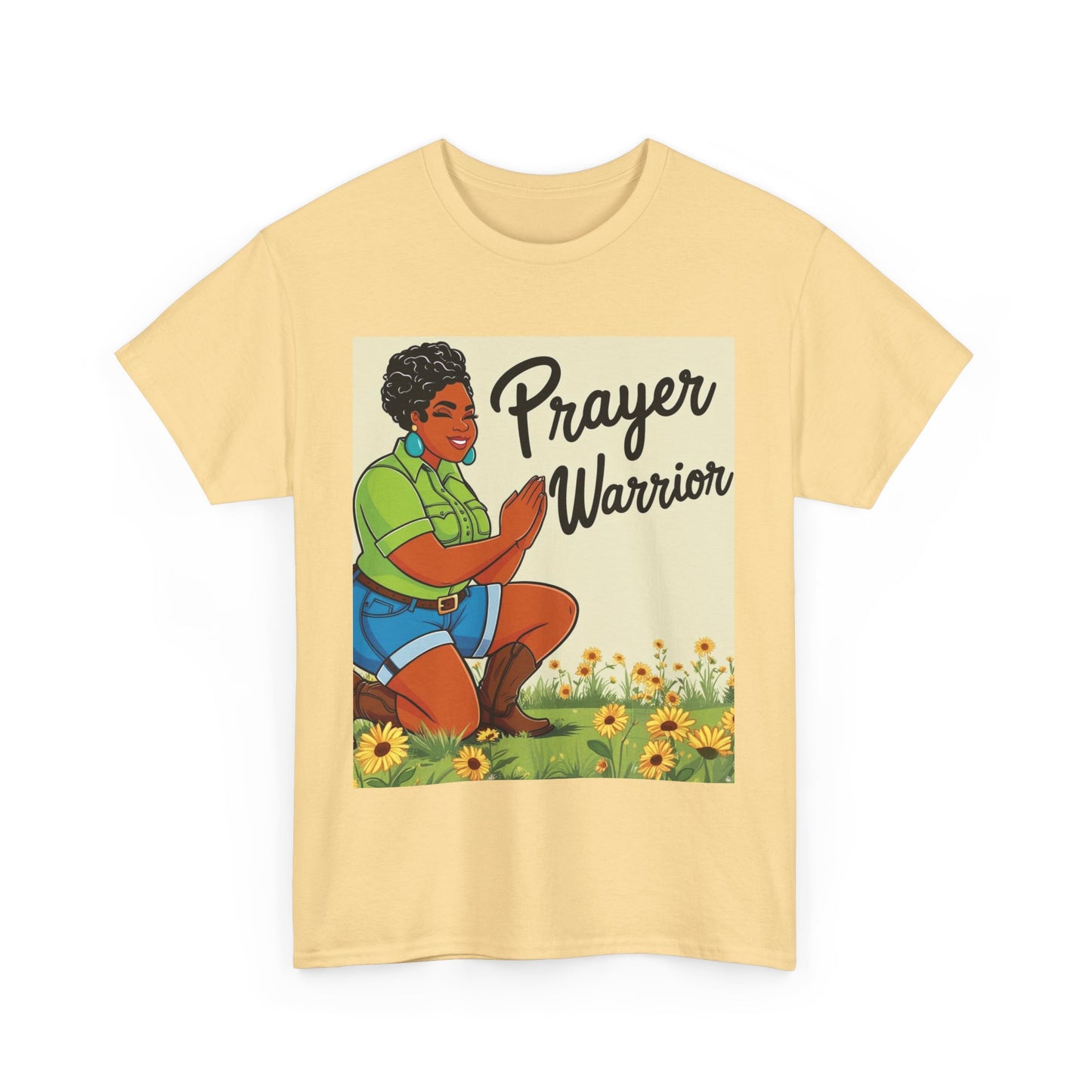Prayer Warrior Unisex Cotton Tee