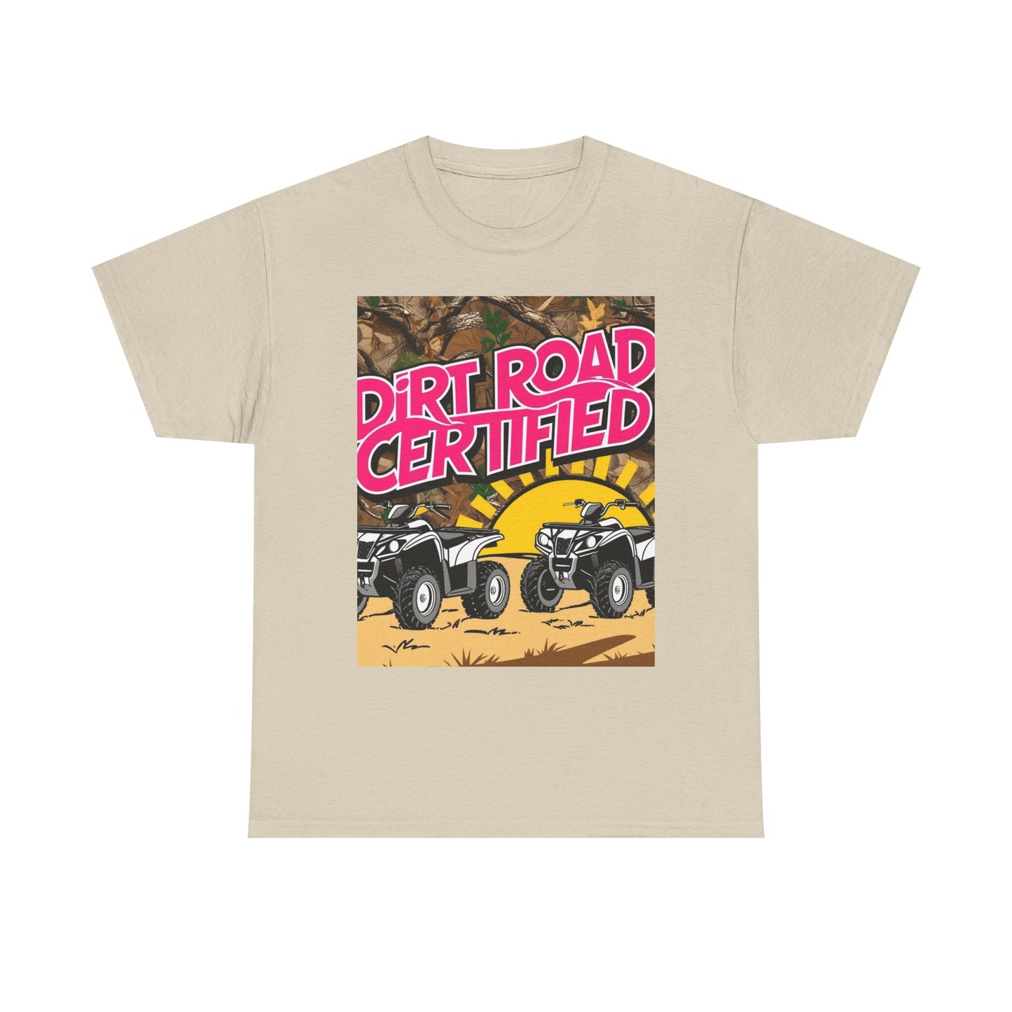 Dirt Road Certified Pink Unisex Cotton Tee