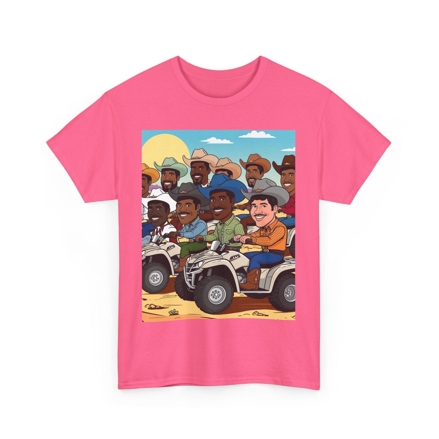 Retro Cowboy Adventure Unisex Cotton Tee