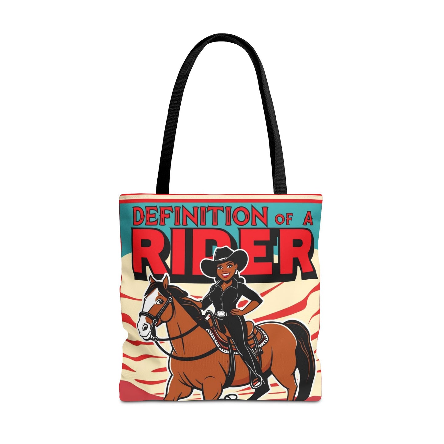 Definition of a Rider Tote Bag