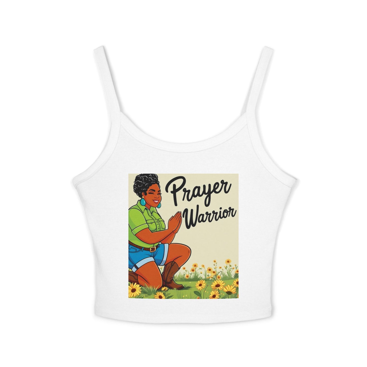 Prayer Warrior Women's Spaghetti Strap Tank Top