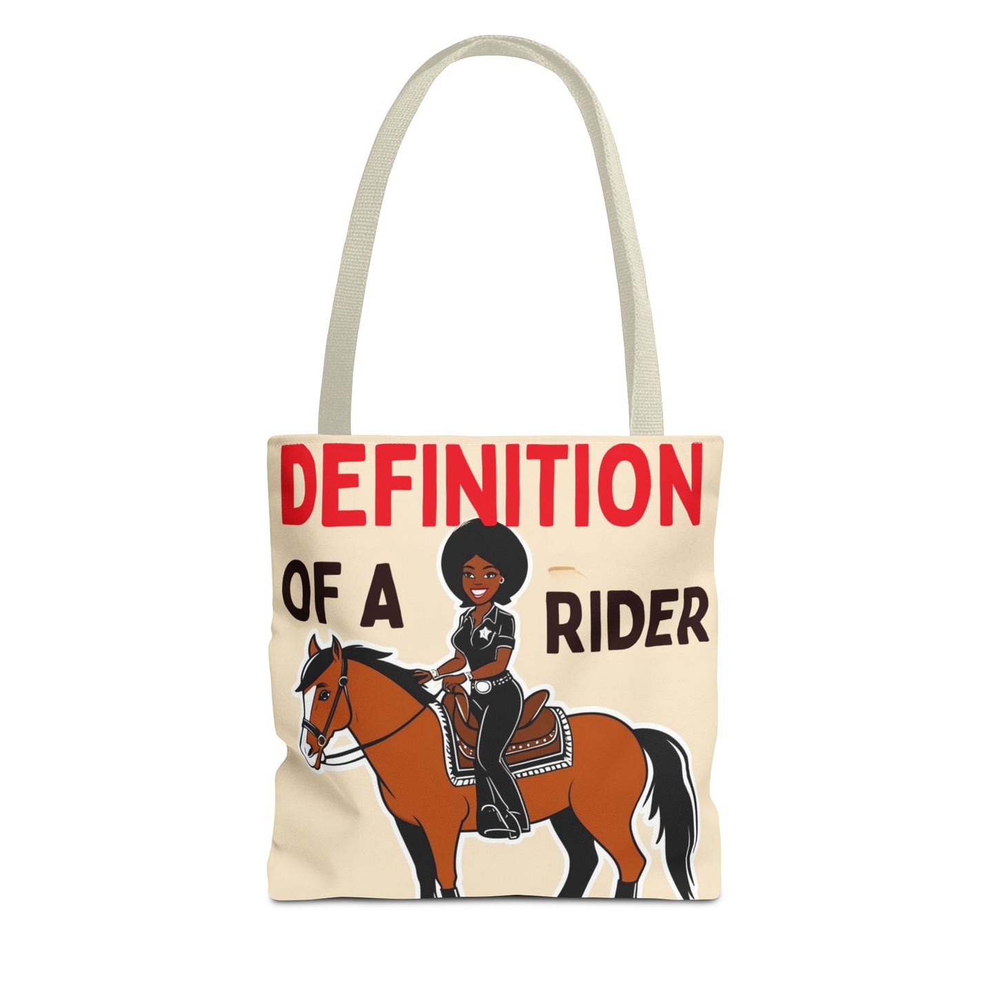 Definition of a Rider Tote Bag
