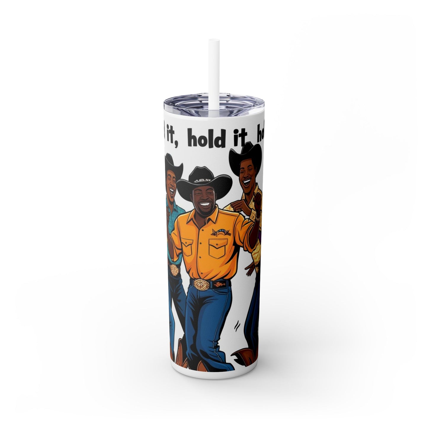 Hold It X4 Skinny Tumbler with Straw - 20oz