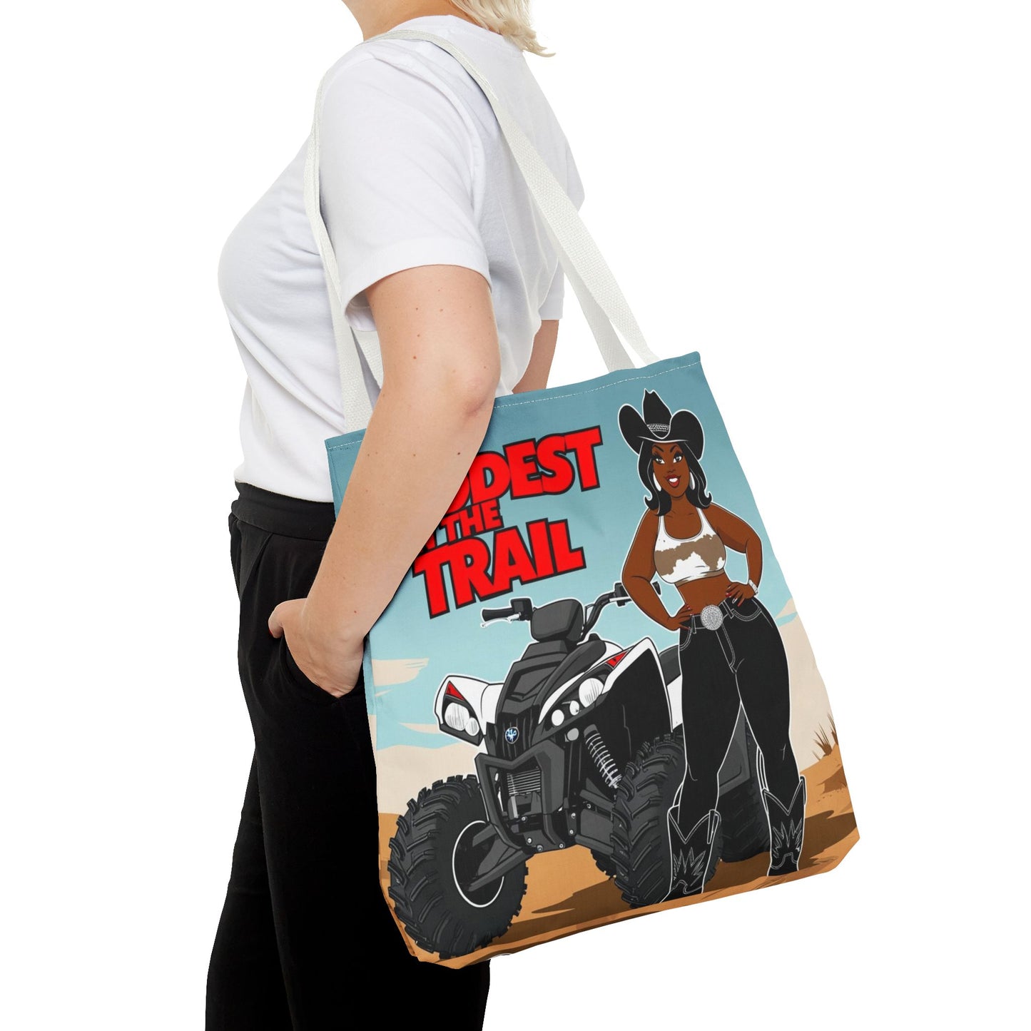 Baddest on the Trail Tote Bag