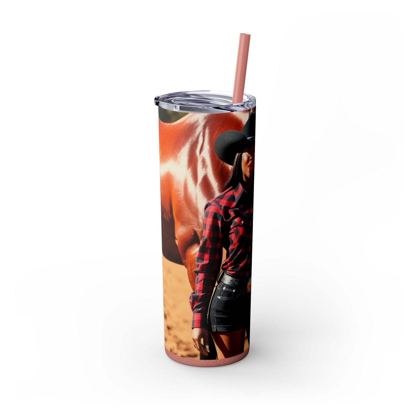 Black Beauty Tumbler with Straw - 20oz