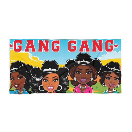 Cowgirl Gang Beach Towel