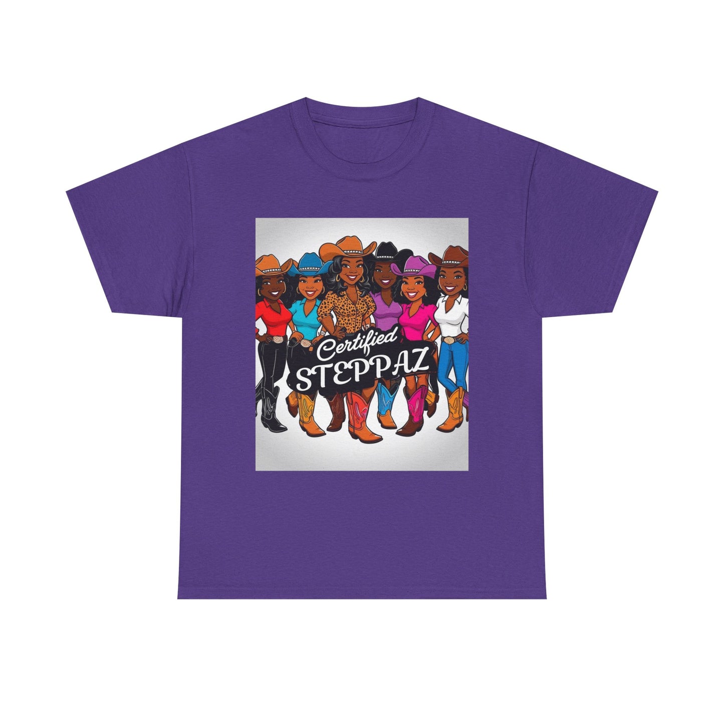 Certified Steppaz Unisex Cotton Tee 3-EVEN More Colors