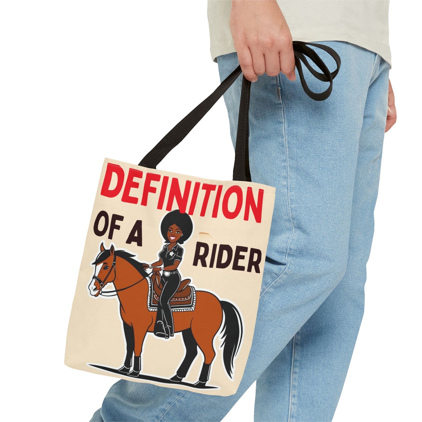 Definition of a Rider Tote Bag