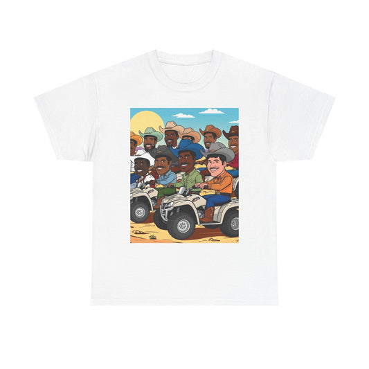 Retro Cowboy Adventure Unisex Cotton Tee