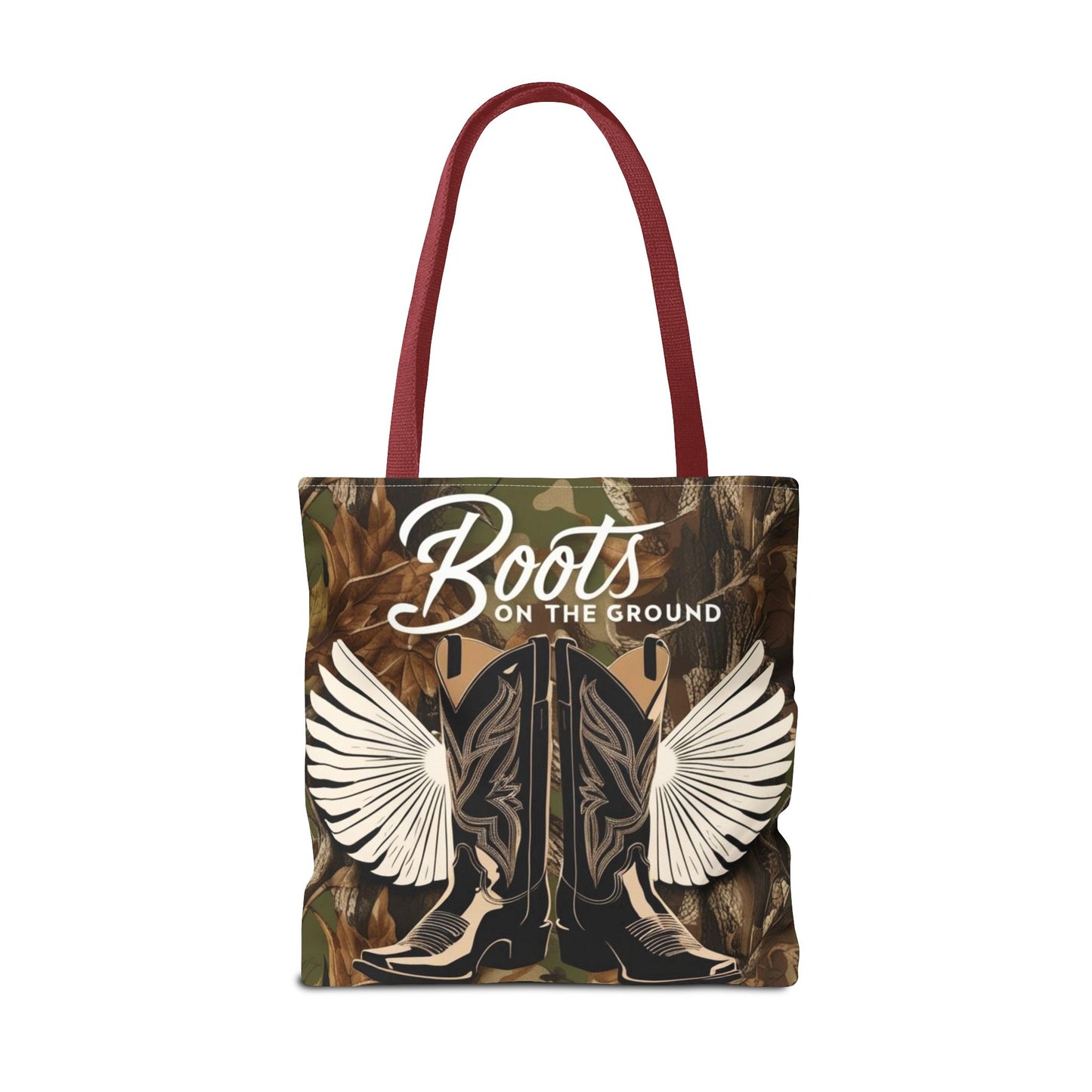 Boots On The Ground Tote Bag
