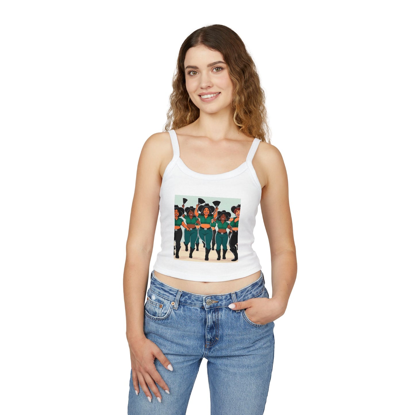 Group Dancers Spaghetti Strap Tank Top