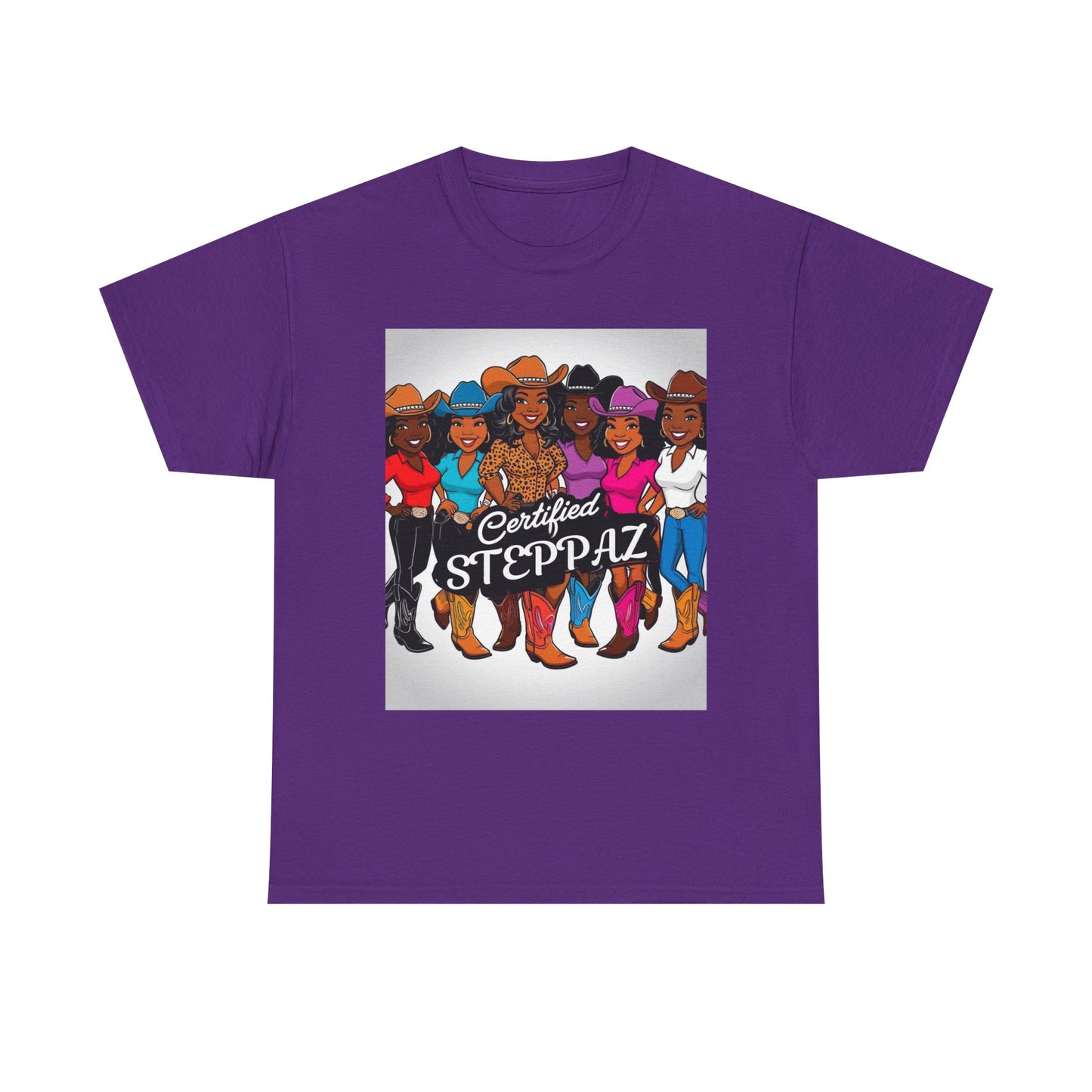 Certified Steppaz Unisex Cotton Tee 3-EVEN More Colors