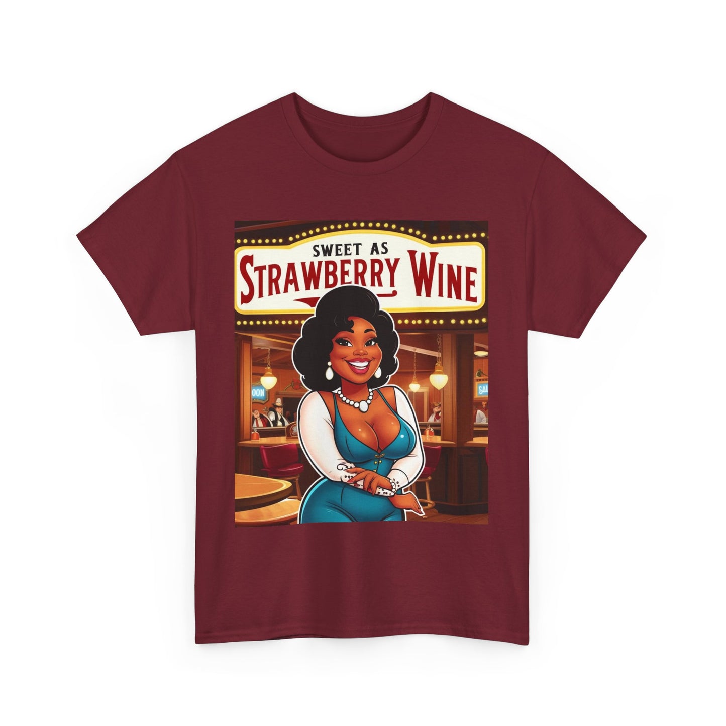 Sweet as Strawberry Wine Unisex Cotton Shirt