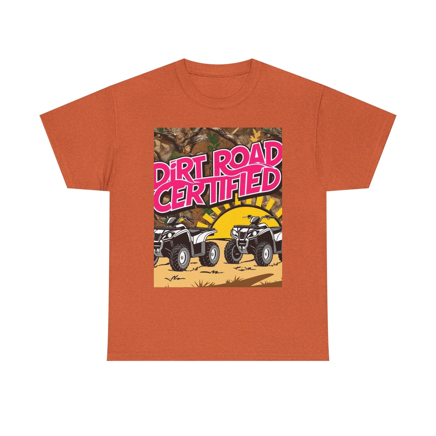 Dirt Road Certified Pink Unisex Cotton Tee