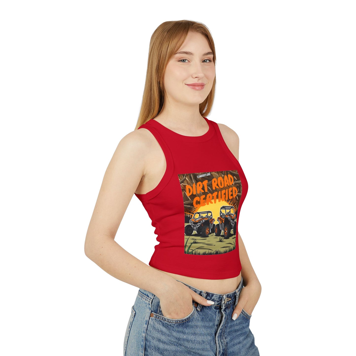 Dirt Road Certified Women's Racer Tank Top