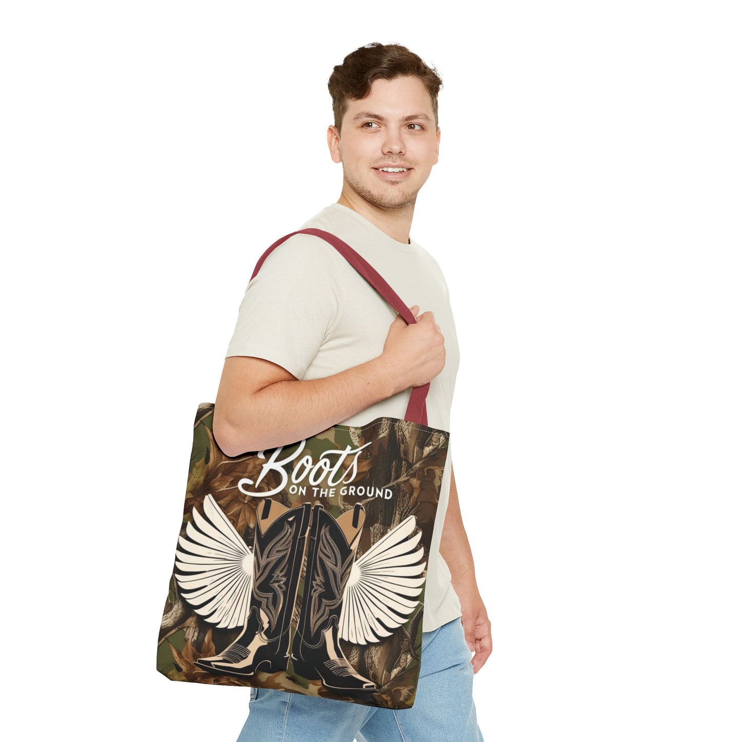 Boots On The Ground Tote Bag
