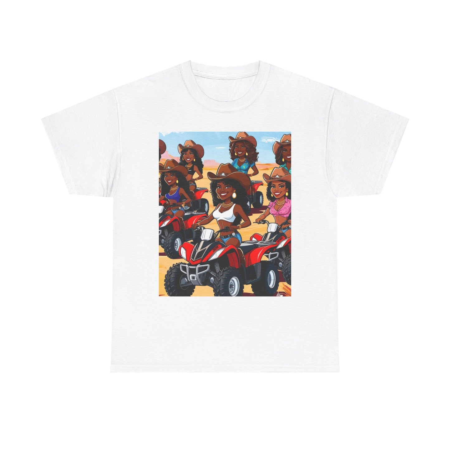 Adventurous Squad Biking Unisex Cotton Tee