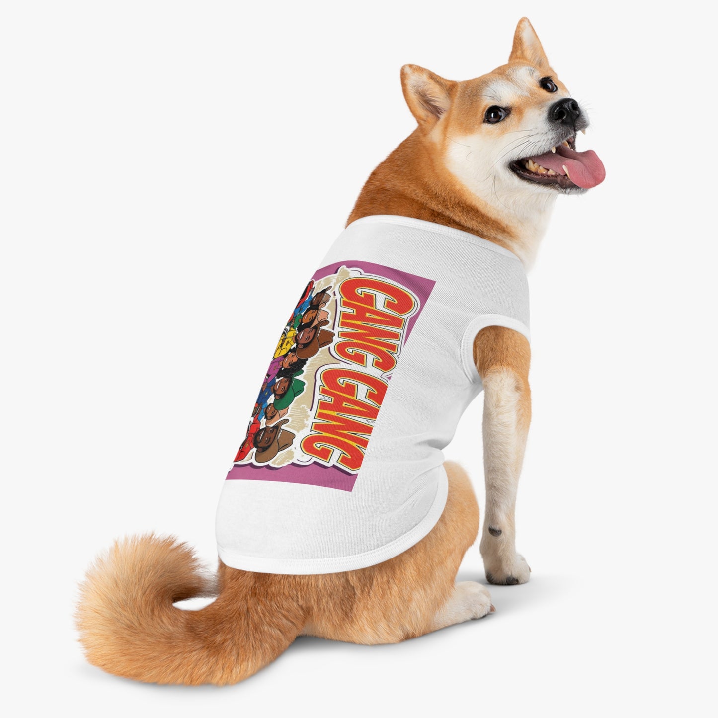 Group ATV Cartoon Pet Tank Top