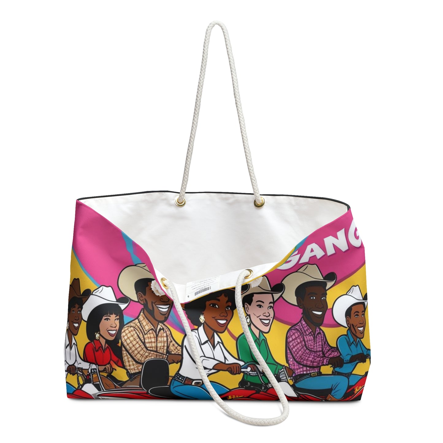 Retro Quad Gang Weekender Bag - Perfect for Adventure & Travel