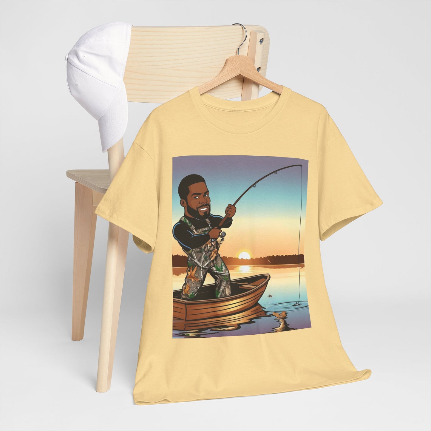 Handsome Fisherman Unisex  Cotton Tee