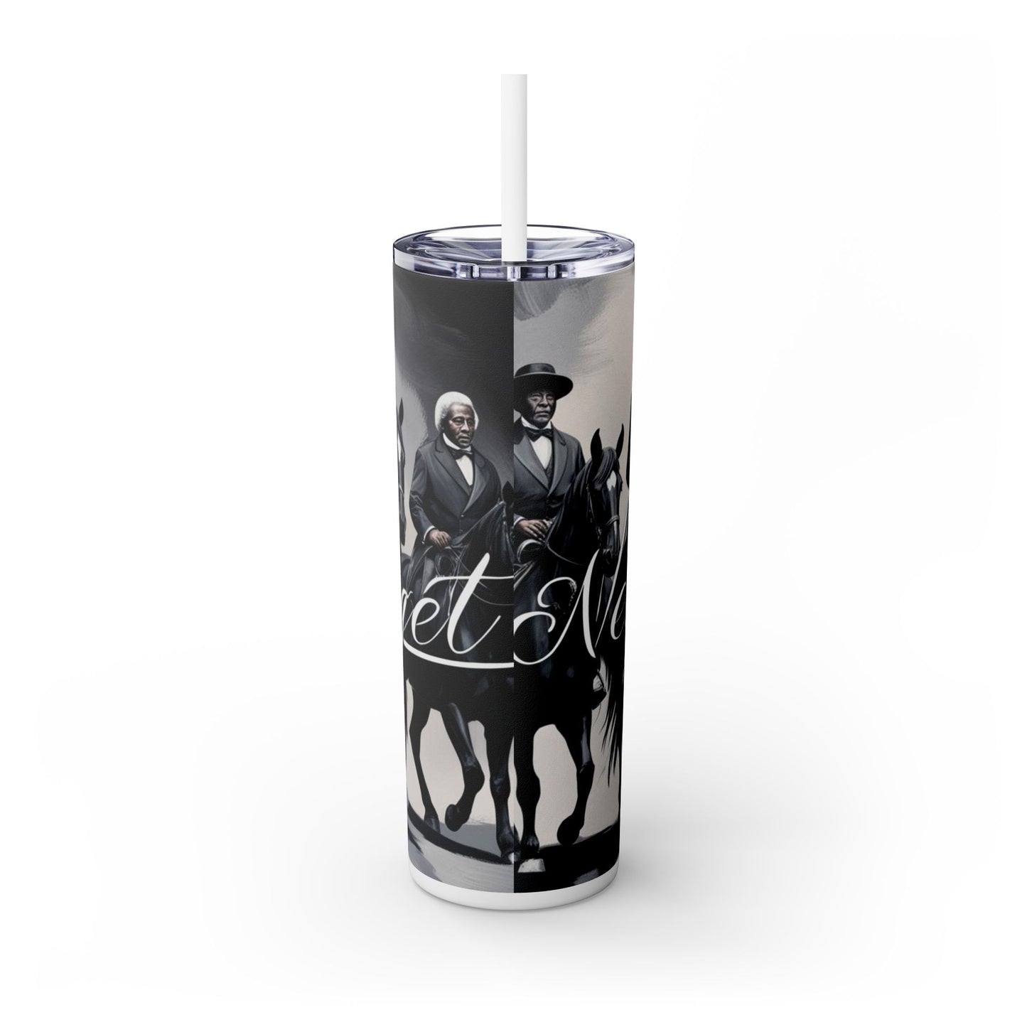 Pay Homage Skinny Tumbler with Straw, 20oz
