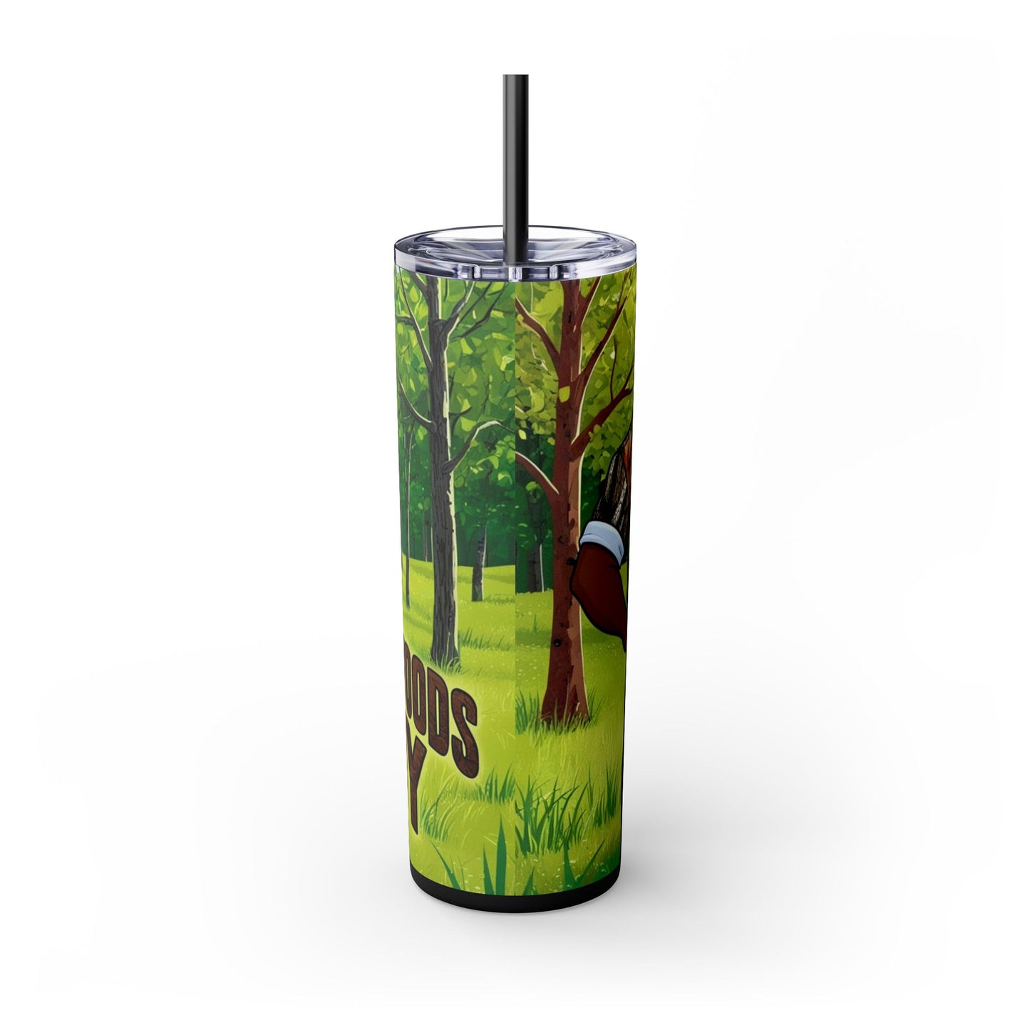 Backwoods Boy Skinny Tumbler - 20oz with Straw