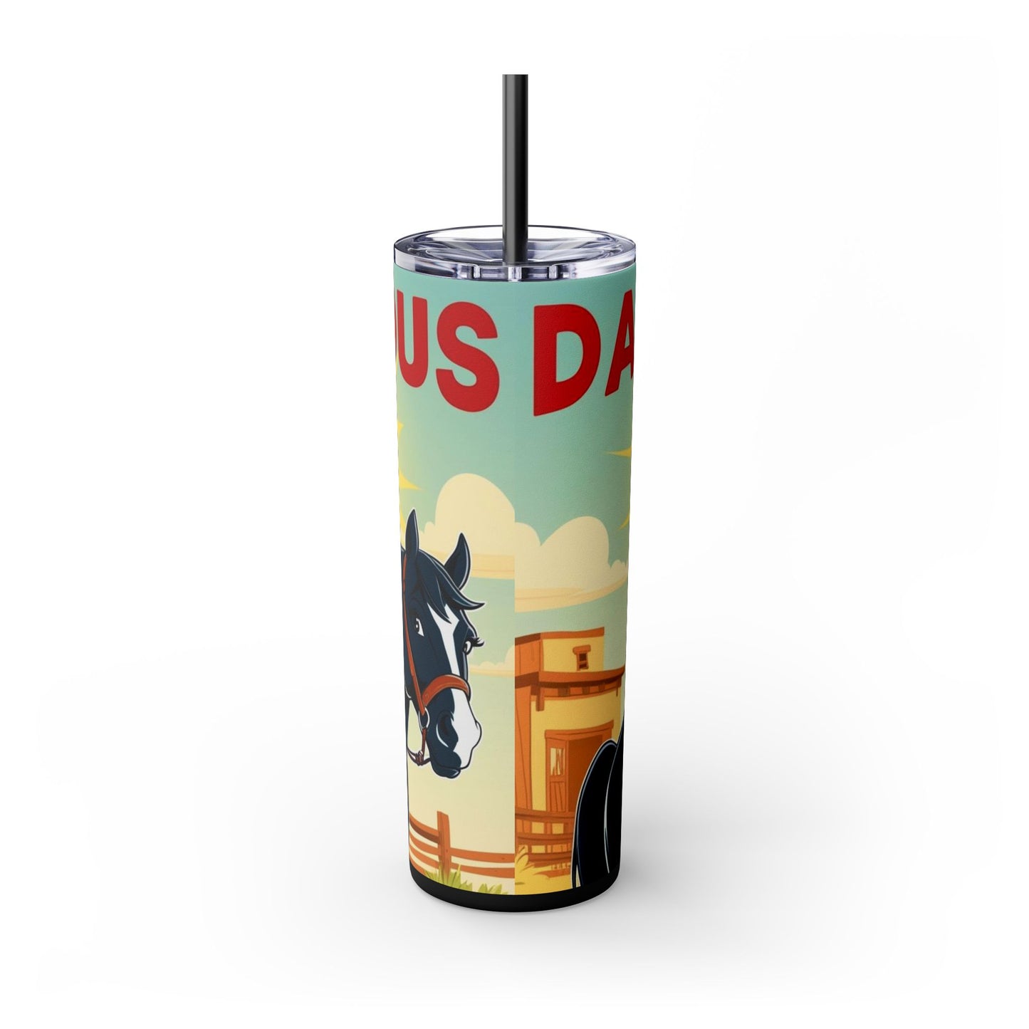 Dangerous Cowgirl Tumbler with Straw - 20oz
