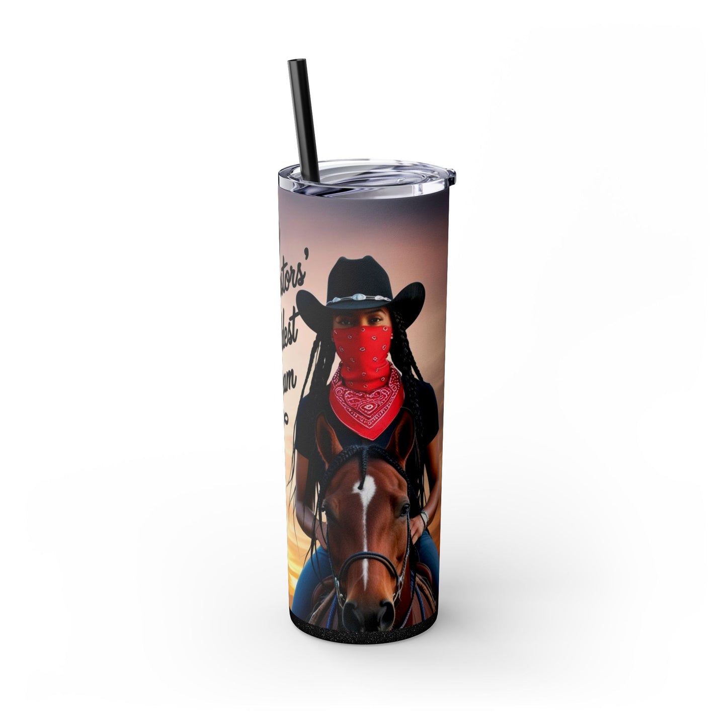 Pay Homage Skinny Tumbler with Straw, 20oz