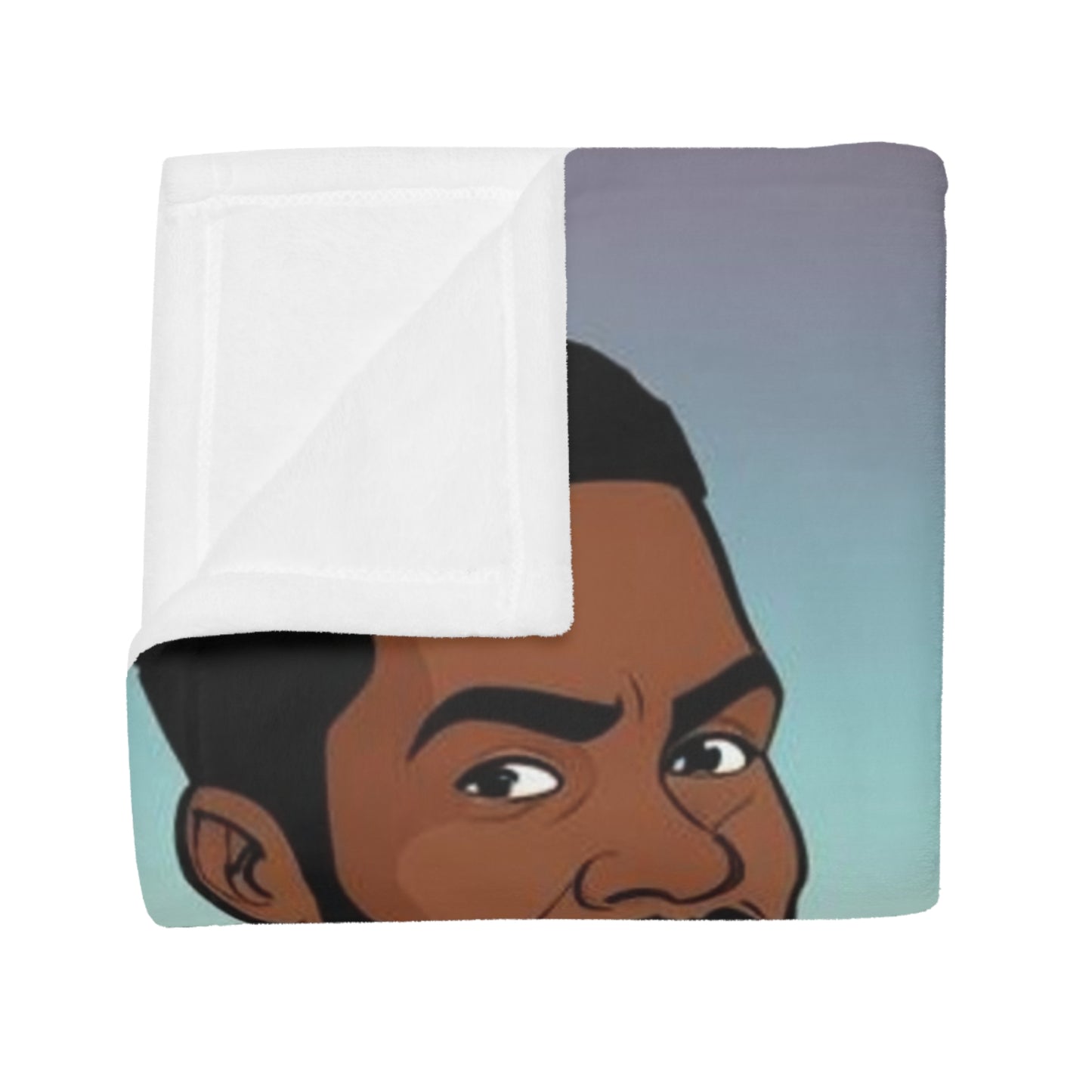 Handsome Fisherman Plush Fleece Blanket