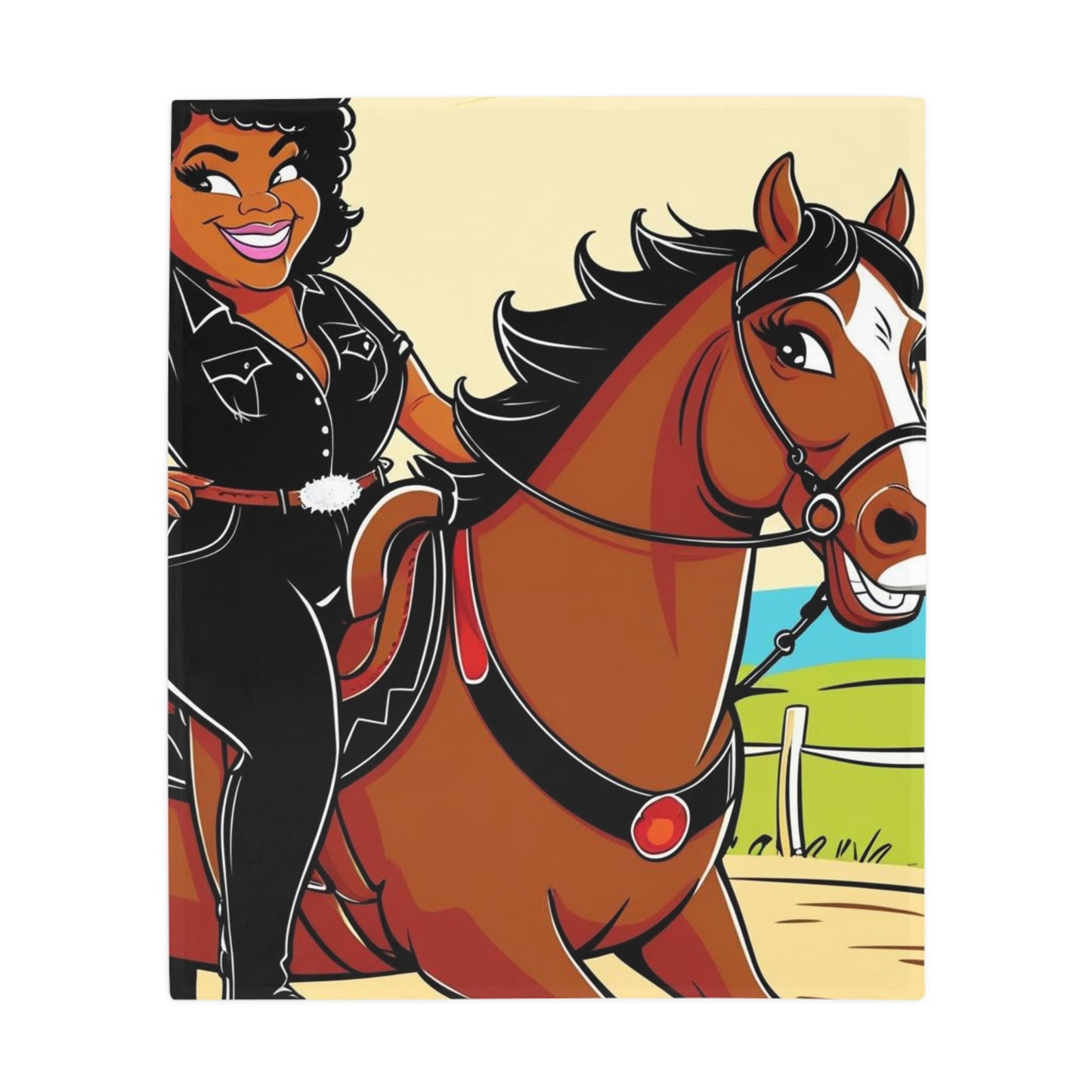 Sittin' Pretty Plush Fleece Blanket