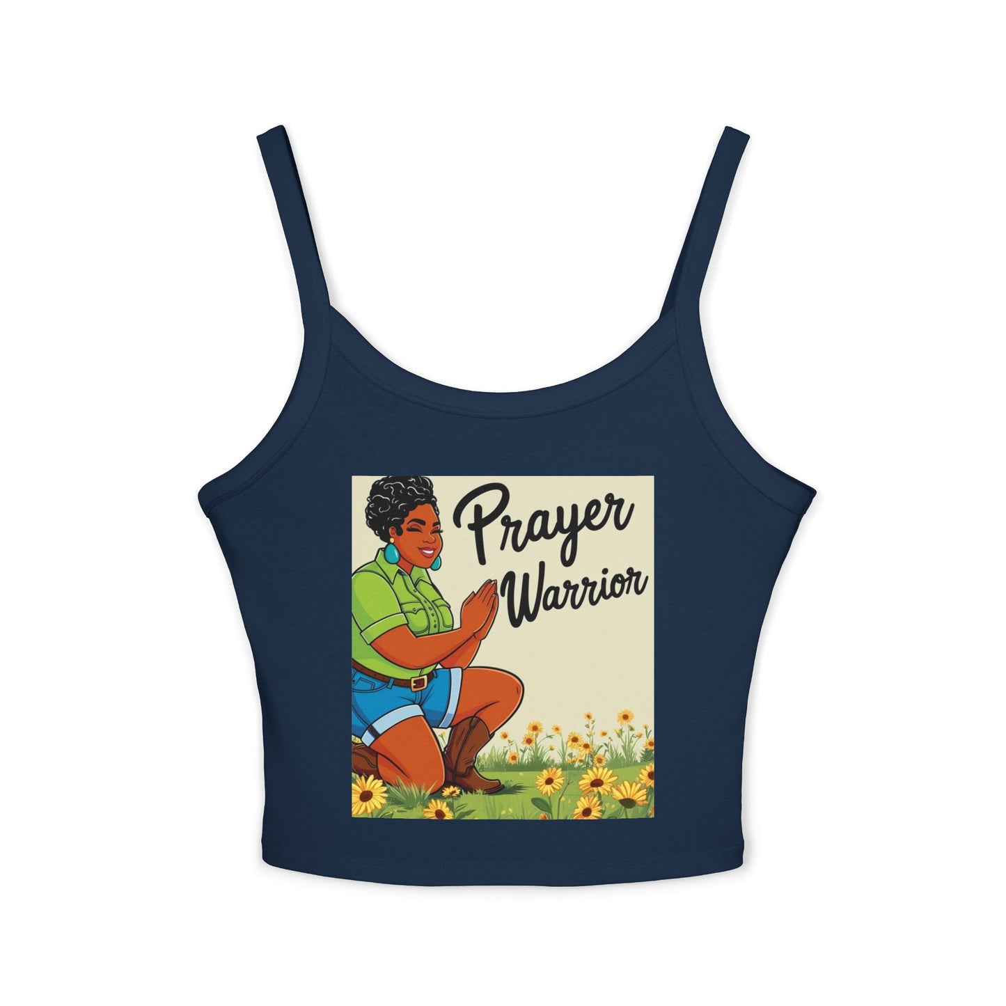 Prayer Warrior Women's Spaghetti Strap Tank Top