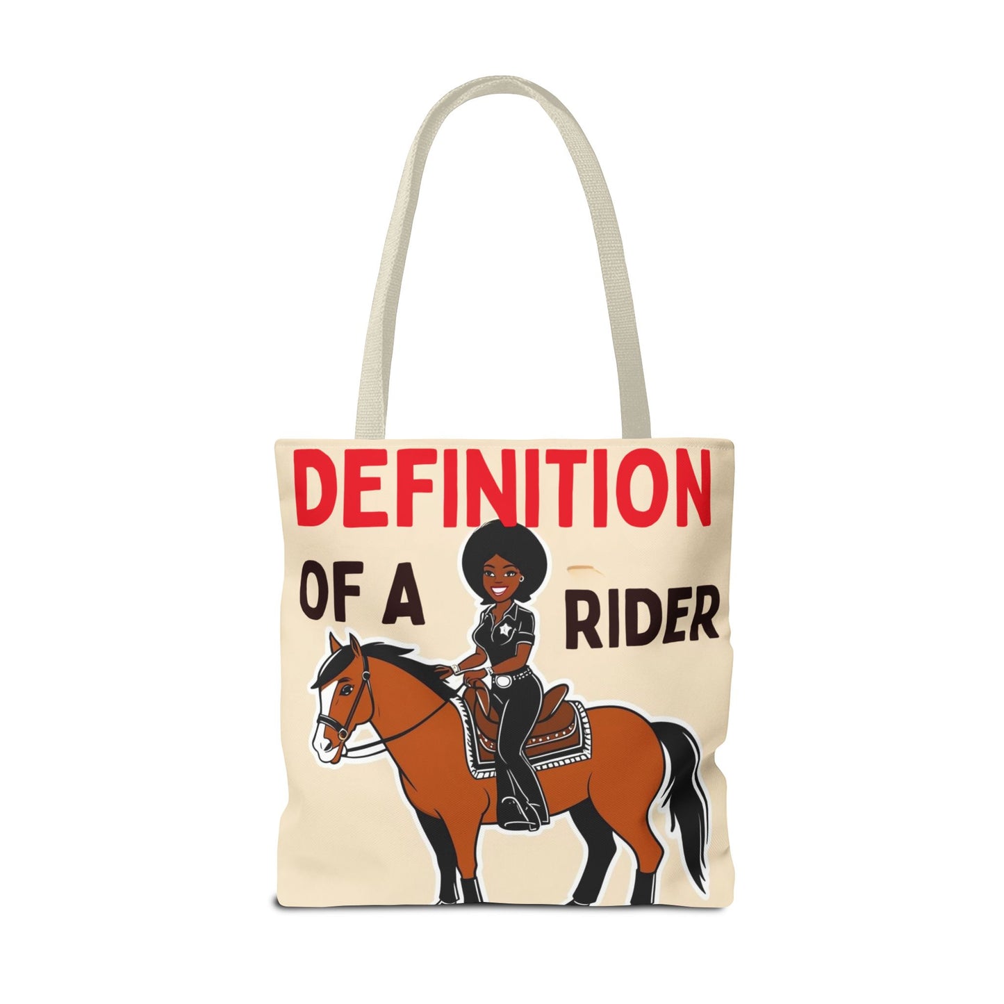 Definition of a Rider Tote Bag