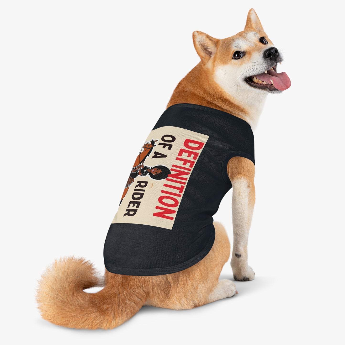 Definition of a Rider Pet Tank Top