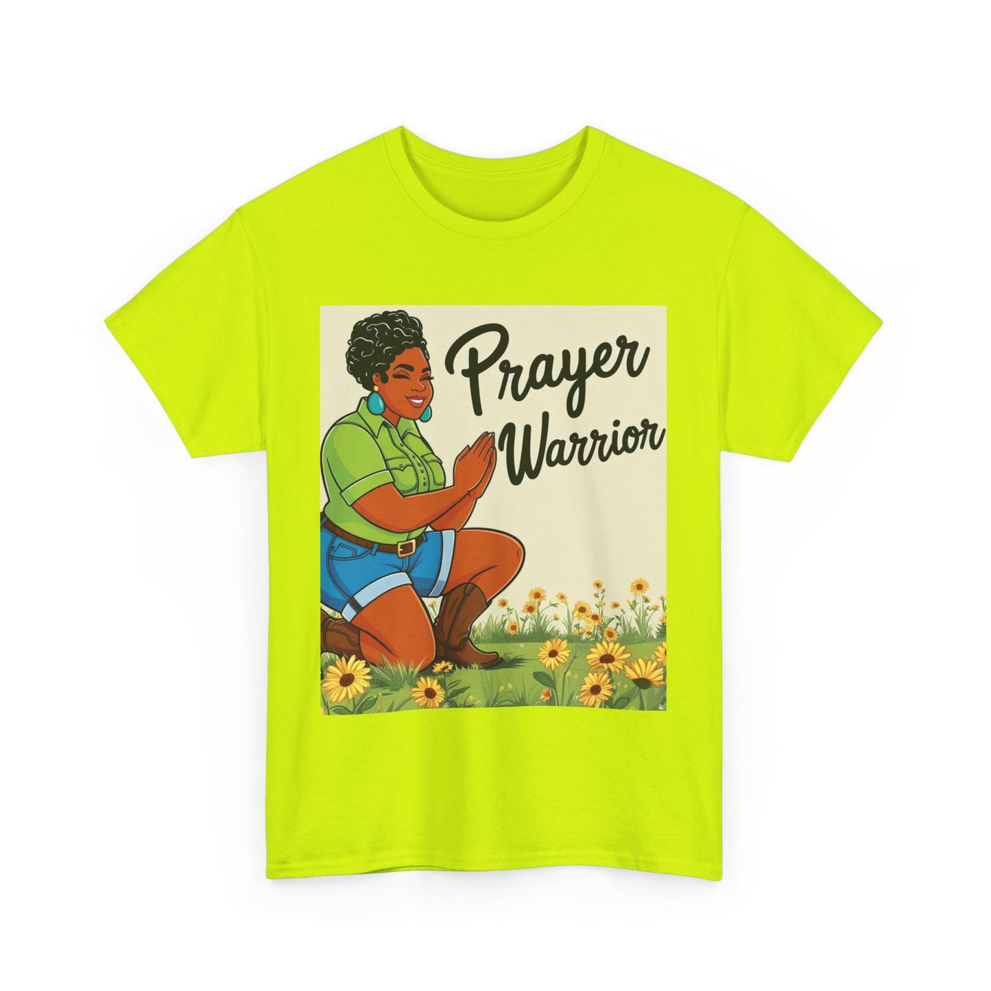 Prayer Warrior Unisex Cotton Tee