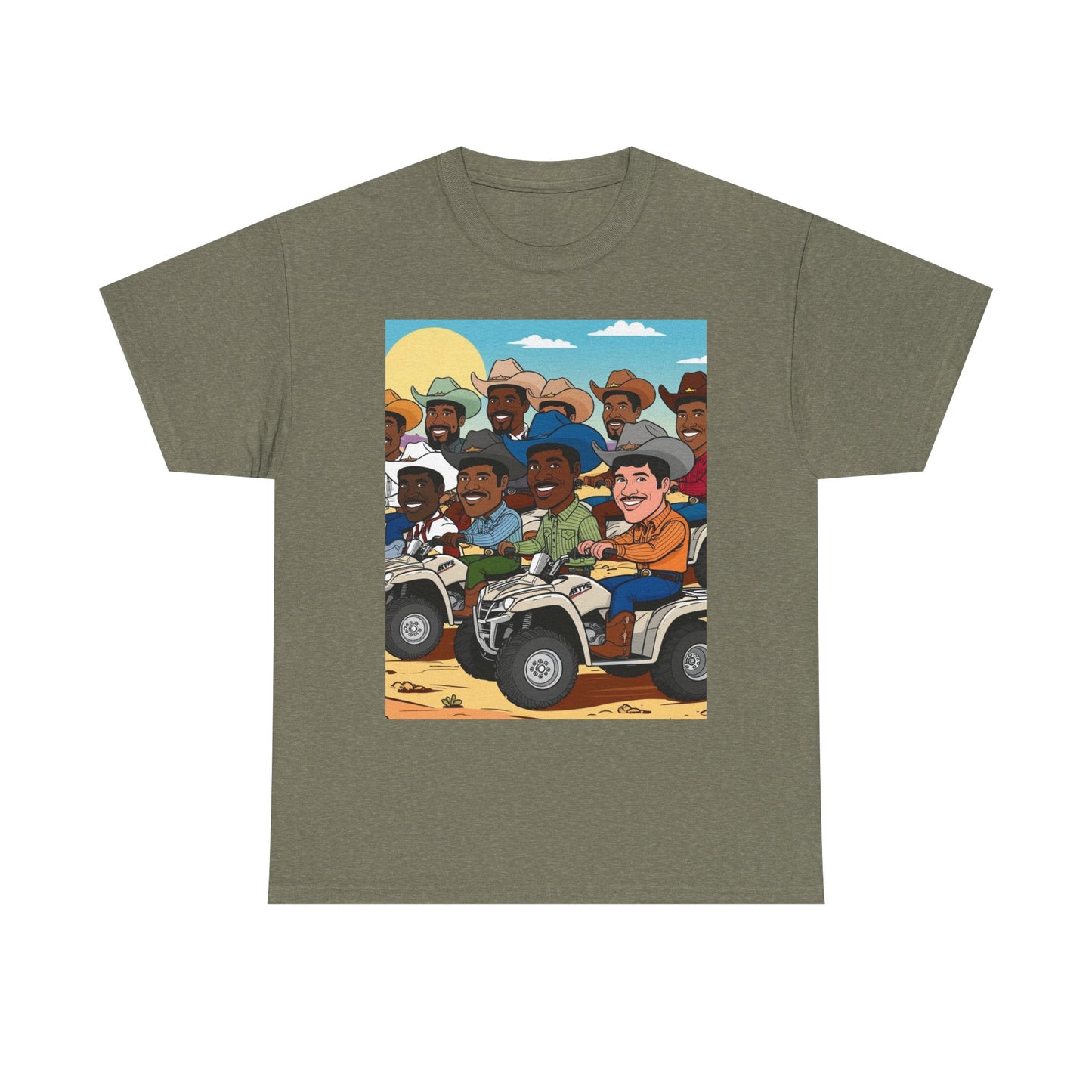Retro Cowboy Adventure Unisex Cotton Tee
