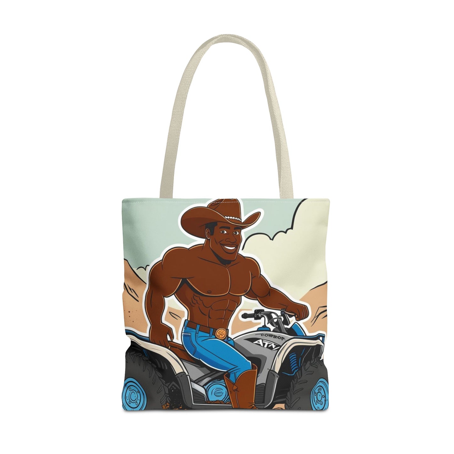 Big Cowboy Adventure Tote Bag