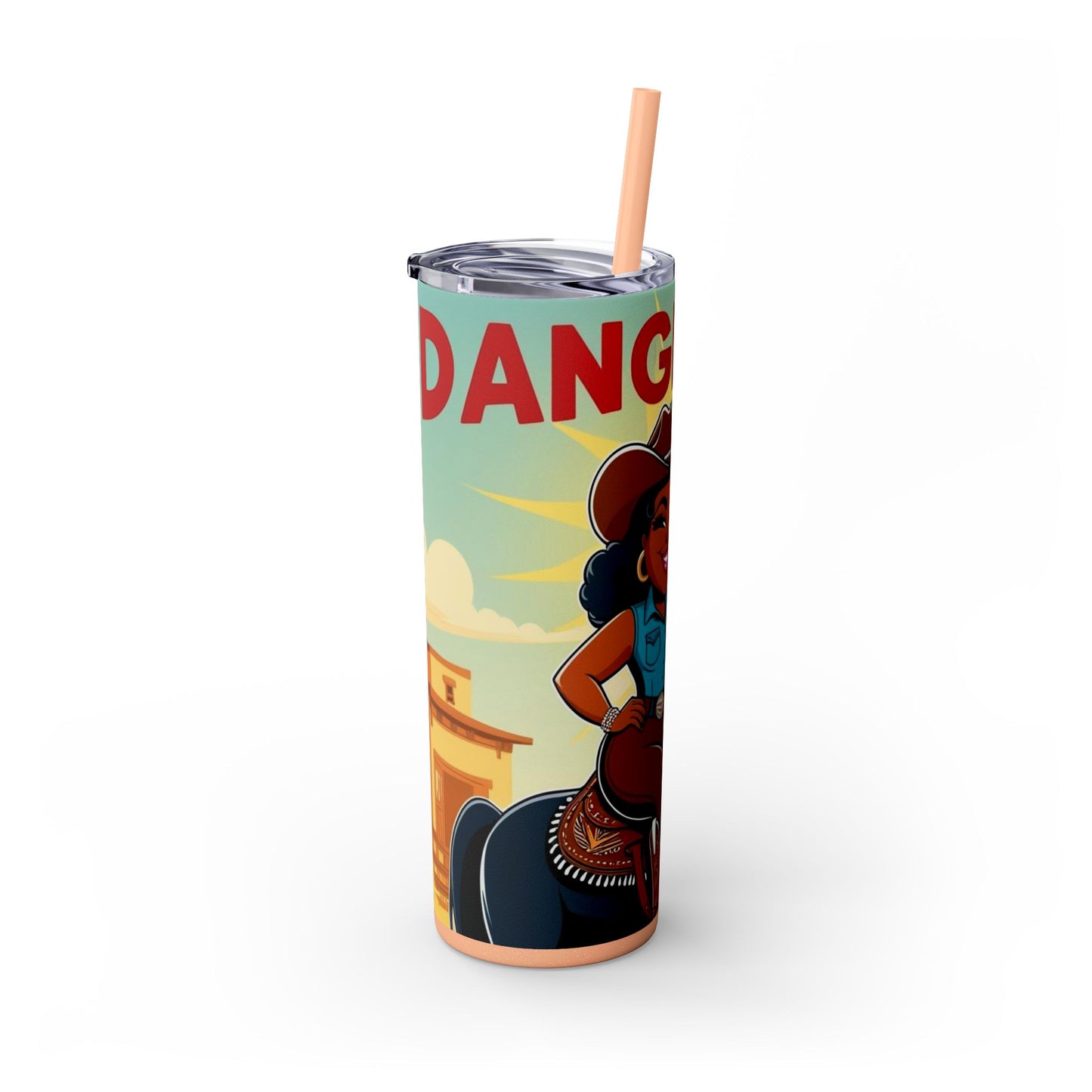 Dangerous Cowgirl Tumbler with Straw - 20oz